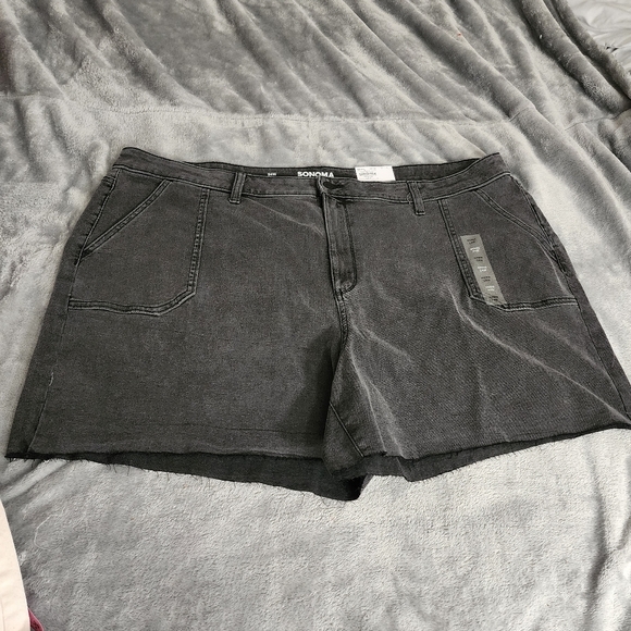 Sonoma Pants - Sonoma womens. plus high rise jean cutoff shorts sz 24w nwt
